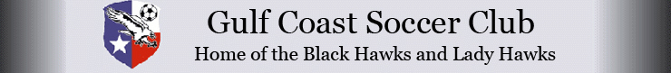 Gulf Coast Soccer Club banner